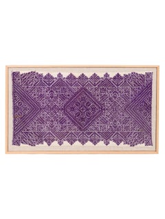 Framed Antique Fez Emboidery, E. 20th C. Morocco