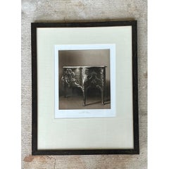 Framed Antique French Commode Print