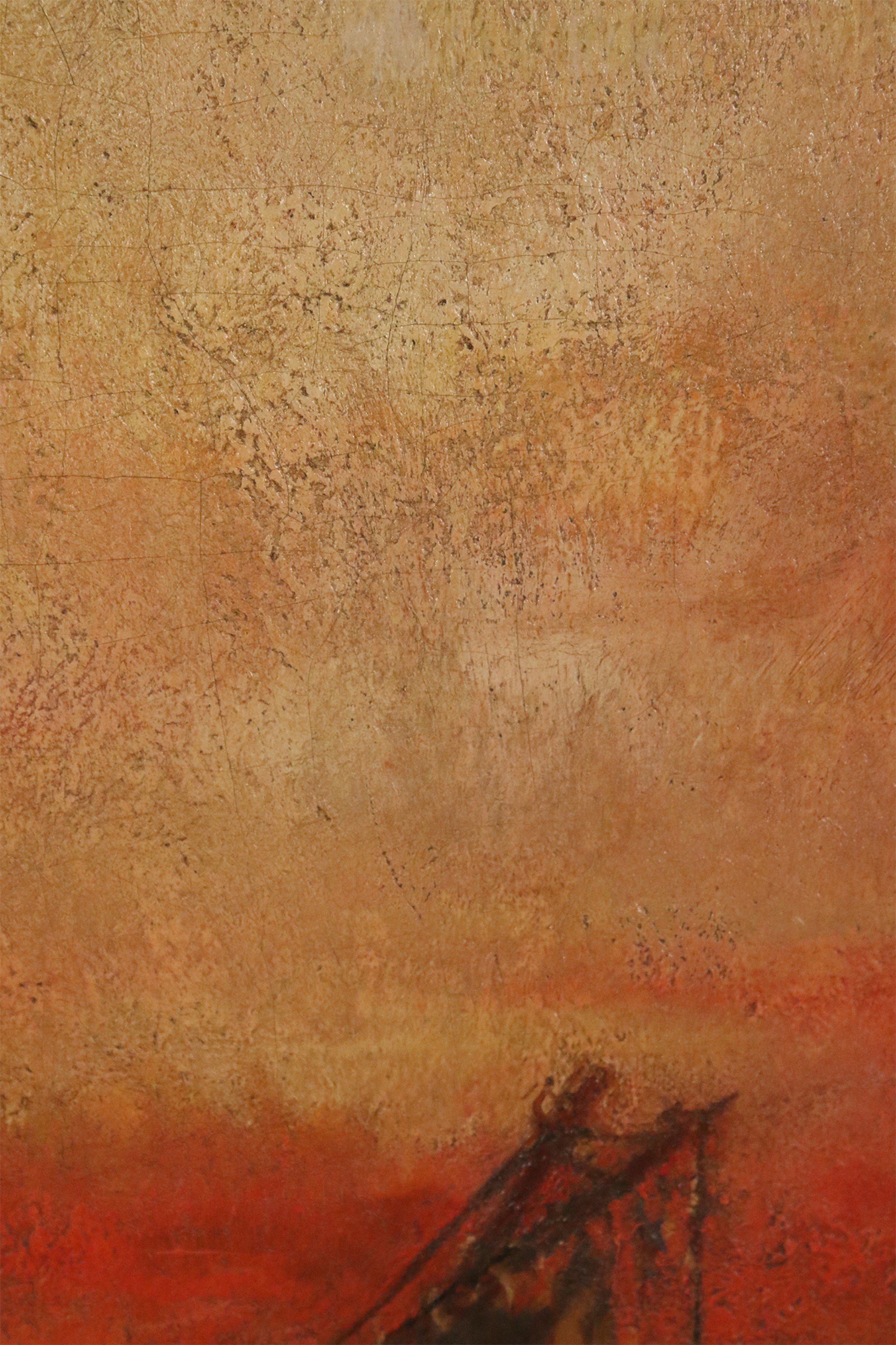 Peinture à l'huile française ancienne encadrée d'un naufrage d'un navire au coucher du soleil en vente 1
