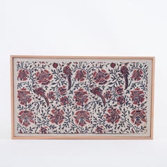 Framed Antique Kalamkari Fragment, India