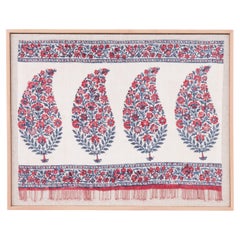 Framed Antique Kalamkari Fragment, India