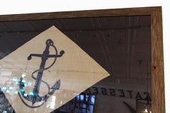 Framed Antique Naval Flag, circa 1900