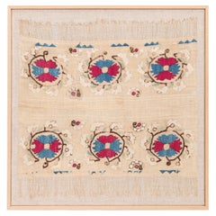 Framed Antique Ottoman Emboidery, L 19th C. Turkey
