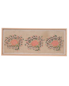 Framed Antique Ottoman Embroidery, 19th C.