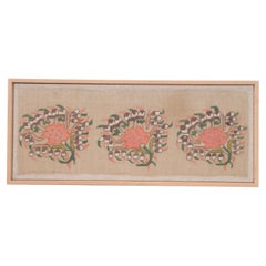 Framed Antique Ottoman Embroidery, 19th C.