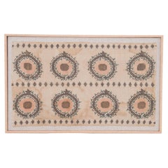 Framed Antique Ottoman Embroidery Fragment , 19th C.