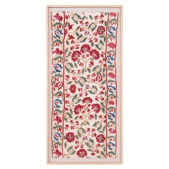 Framed Antique Suzani Fragment , 19th C.