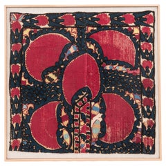 Frammento antico di Tashkent Suzani incorniciato, fine del XIX secolo.