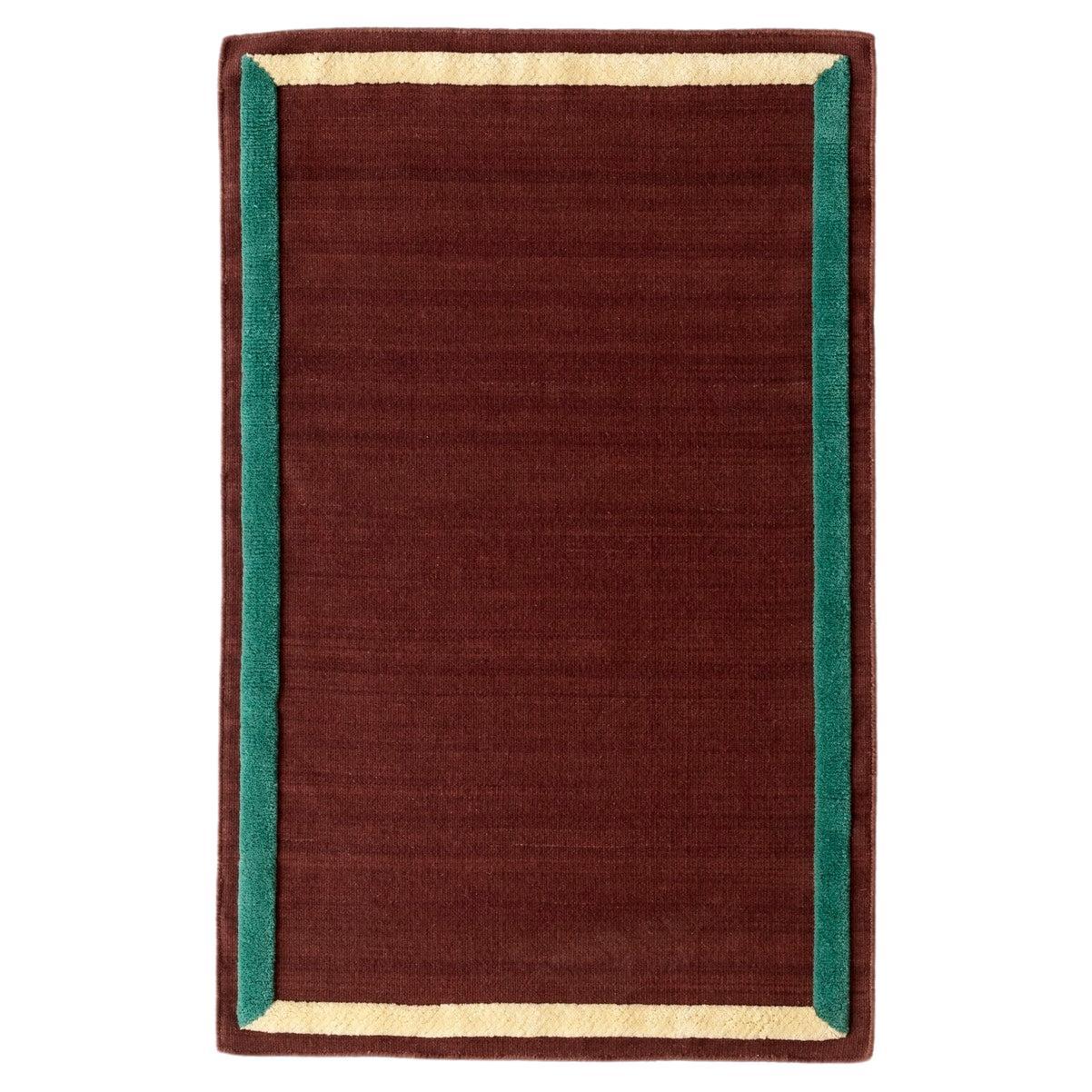 Framed AP13 Rug, Plum, Designed by All the Way to Paris for &T  For Sale