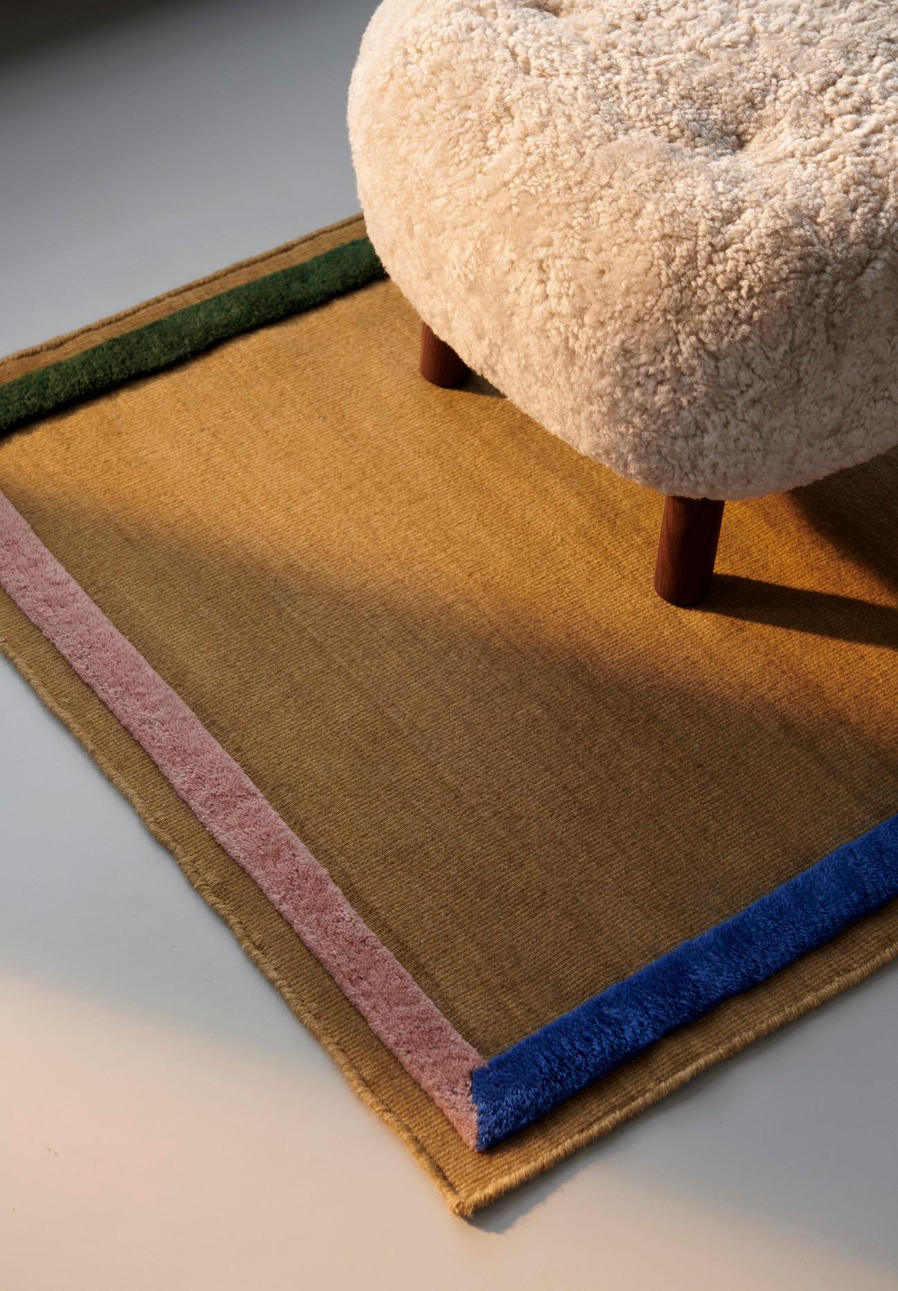 Gerahmter AP14-Teppich, Sisal, entworfen von All the Way to Paris für &Tradition (Dänisch) im Angebot