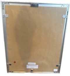 Framed "Apophyllite” Mineral by Christopher Marley Embossed signature