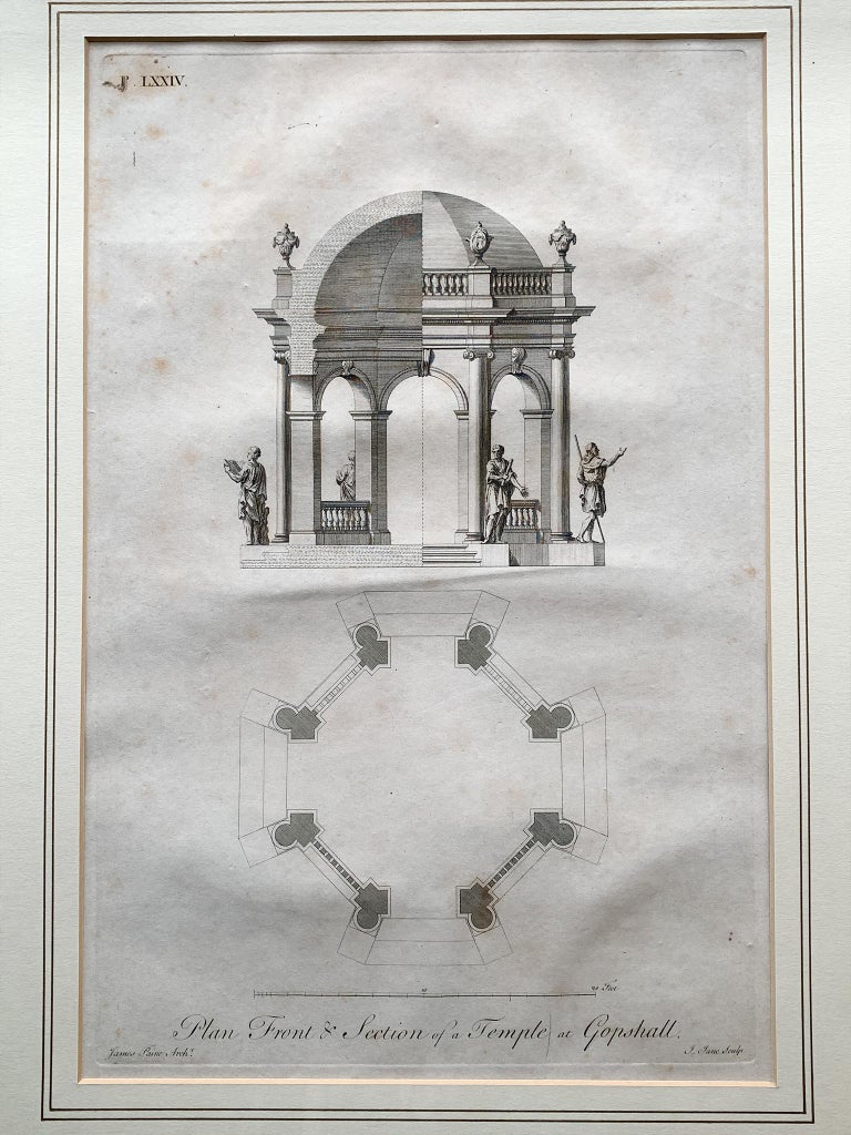 Framed Architectural Engravings, a Set of 10 For Sale 9