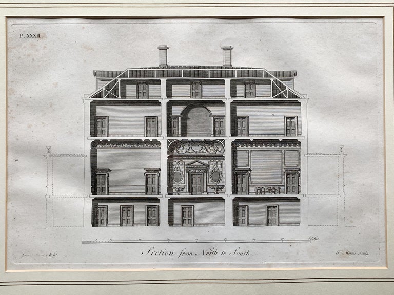 Framed Architectural Engravings, a Set of 10 For Sale 1