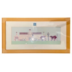 Framed Architectural Print by Michael Graves Design Postmodern Building