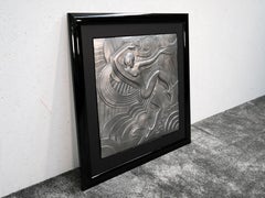 Framed Art Deco Resin Relief La Danse After Maurice Picaud and Folies Bergère