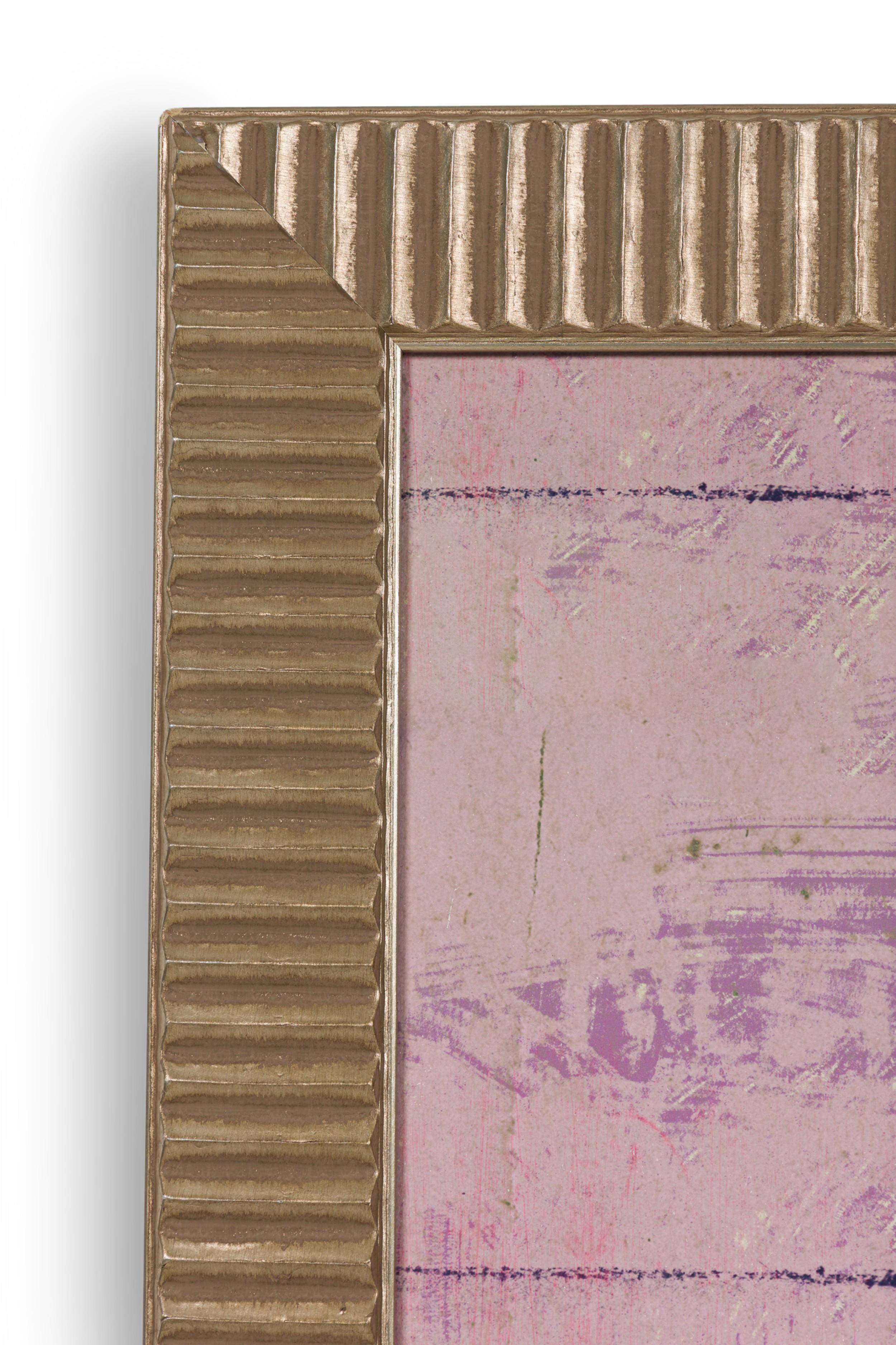 Framed Art Nouveau Style Abstract Genre Scene Print of a Woman in a Bedroom (Art nouveau) im Angebot