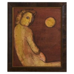 Framed Art Print Signed P. Antinopav, 1983