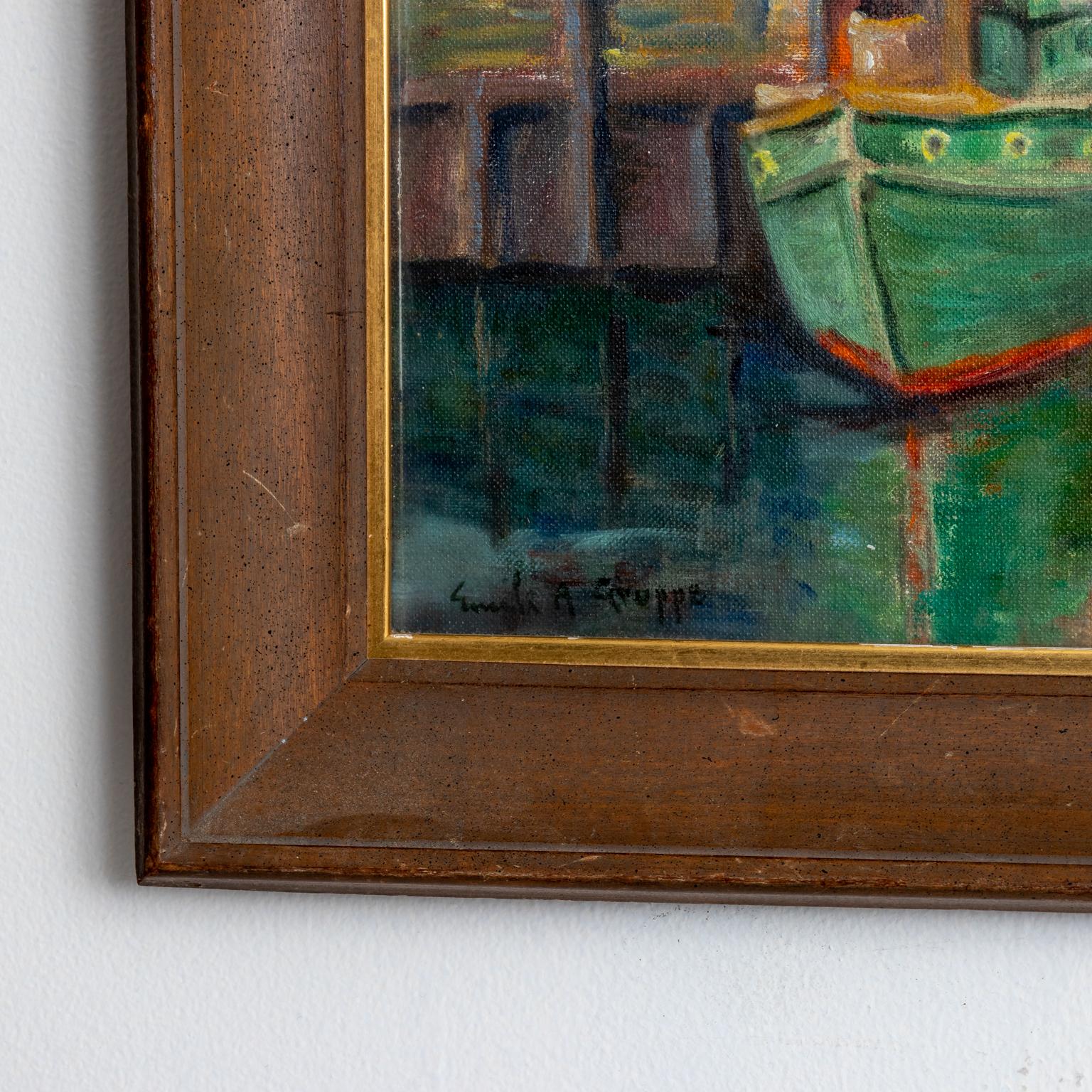 Framed Artwork by Emile Gruppe In Good Condition For Sale In Stamford, CT