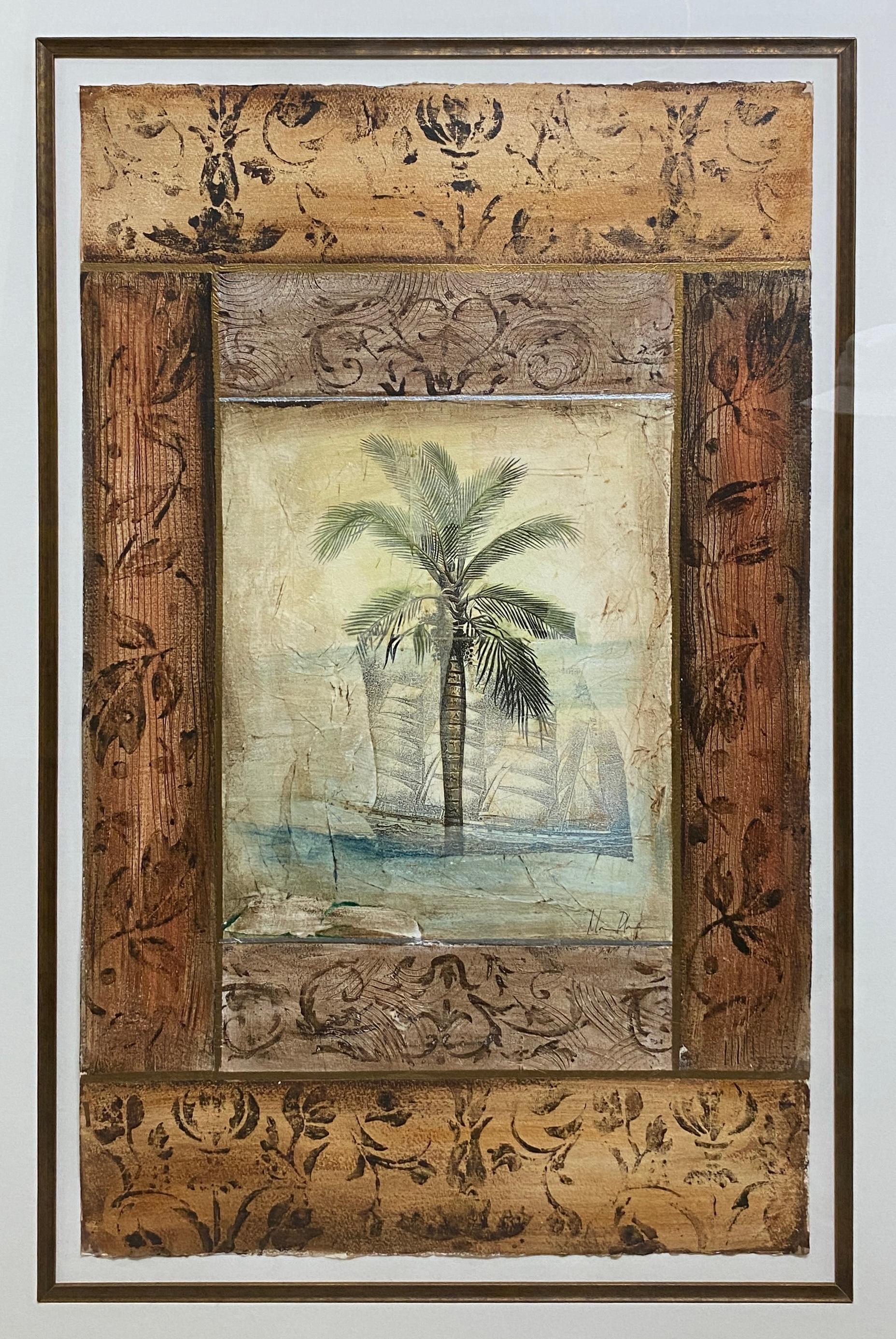 palm tree pictures framed