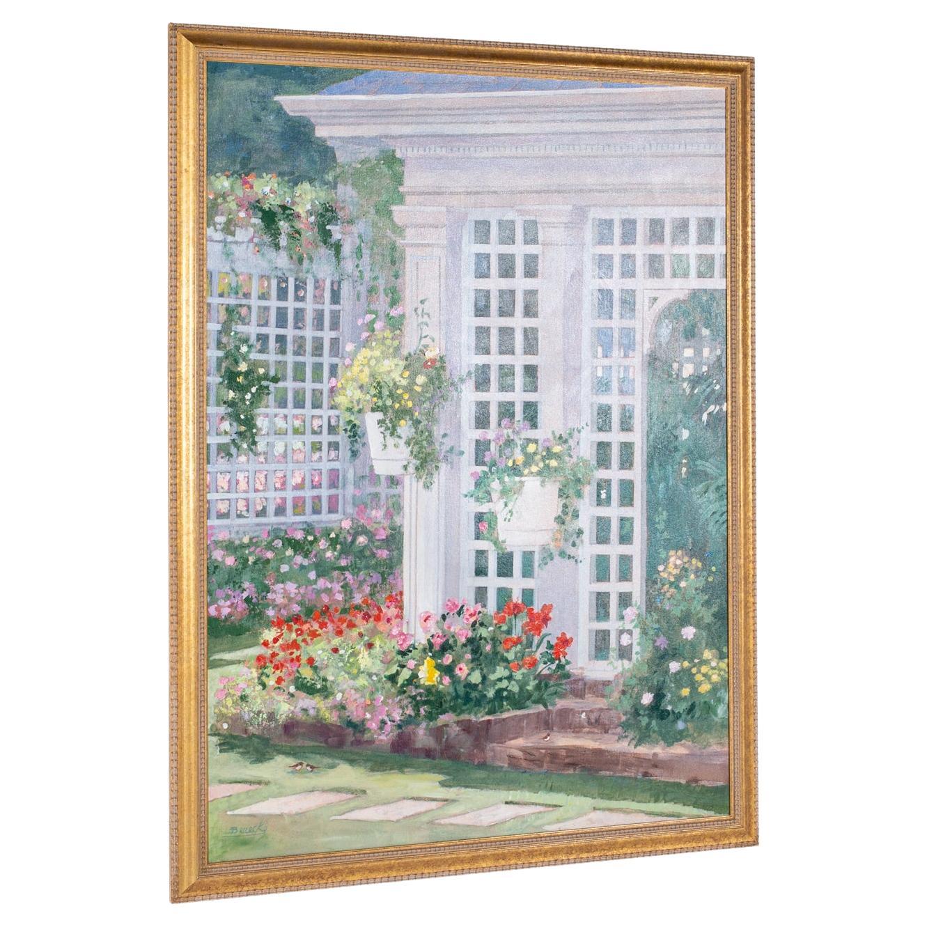 Framed Berecks Garden Print For Sale