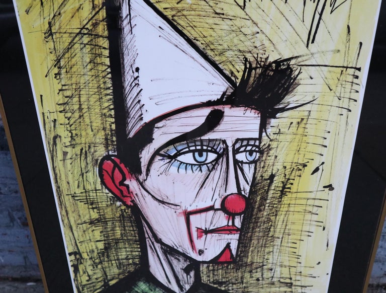 Framed Bernard buffet exhibition poster. Two available.