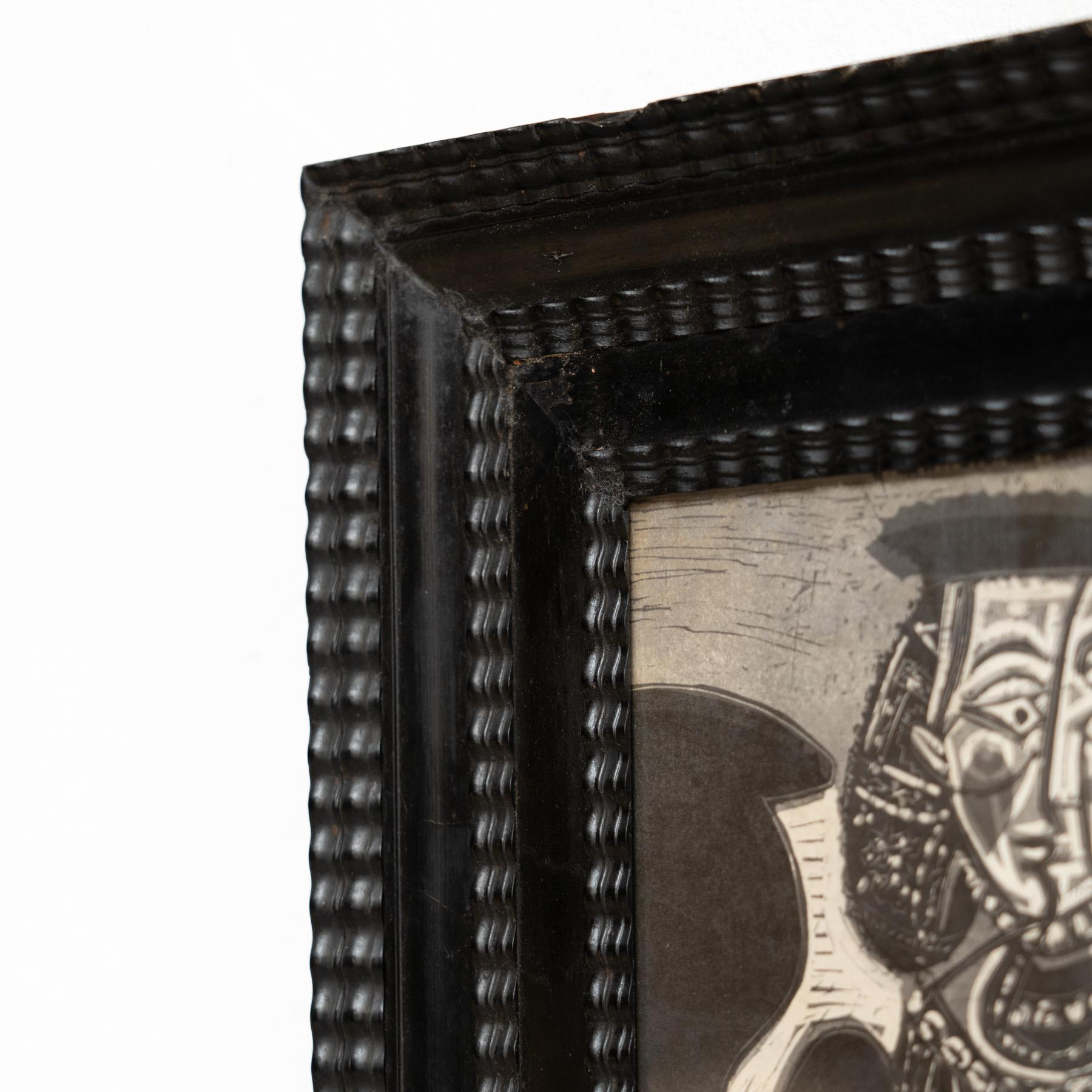 Framed Black and White Archive Photography of Pablo Picasso, 1972 For Sale 3