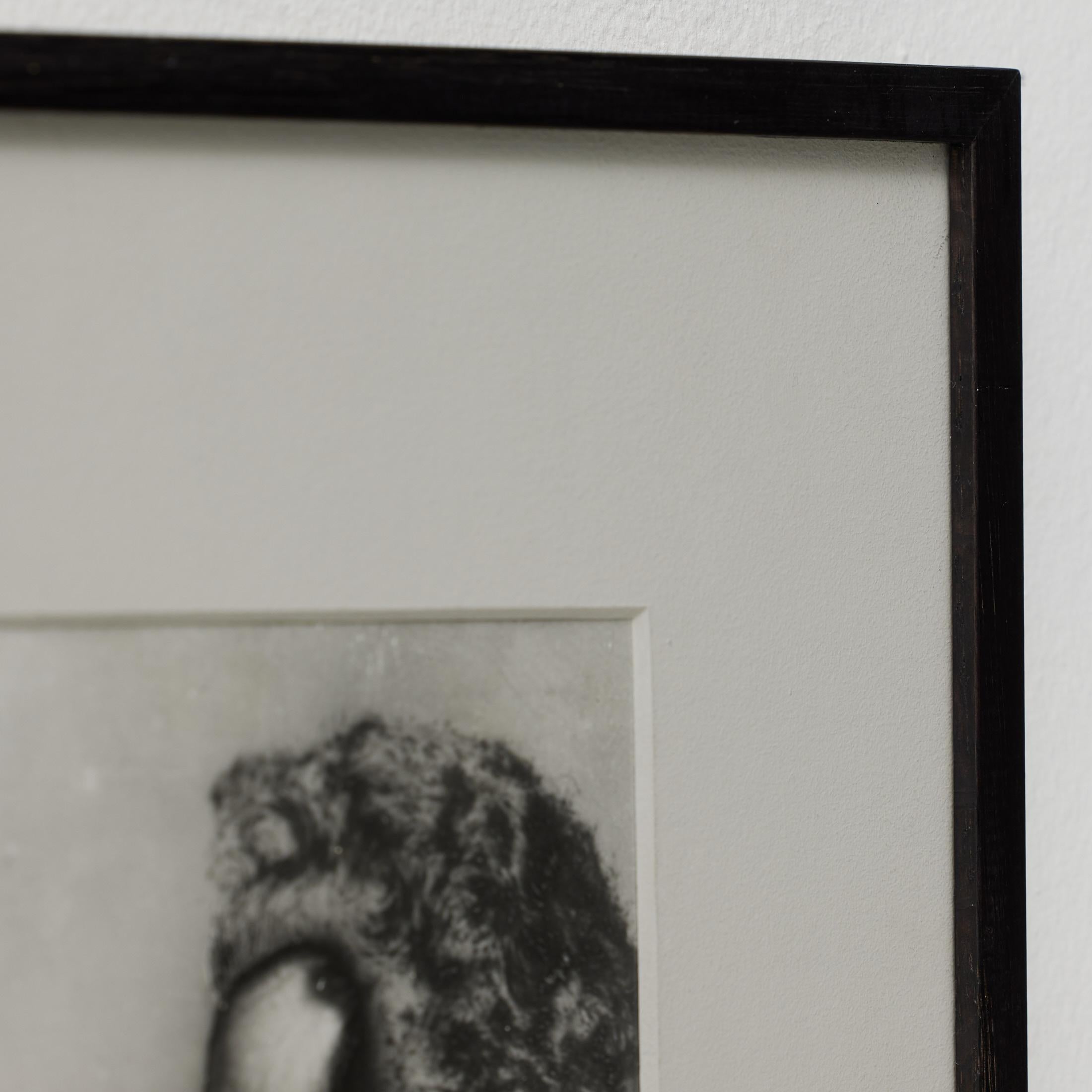 Carta Ritratto in bianco e nero di Man Ray incorniciato, Self-Portrait d'epoca in vendita