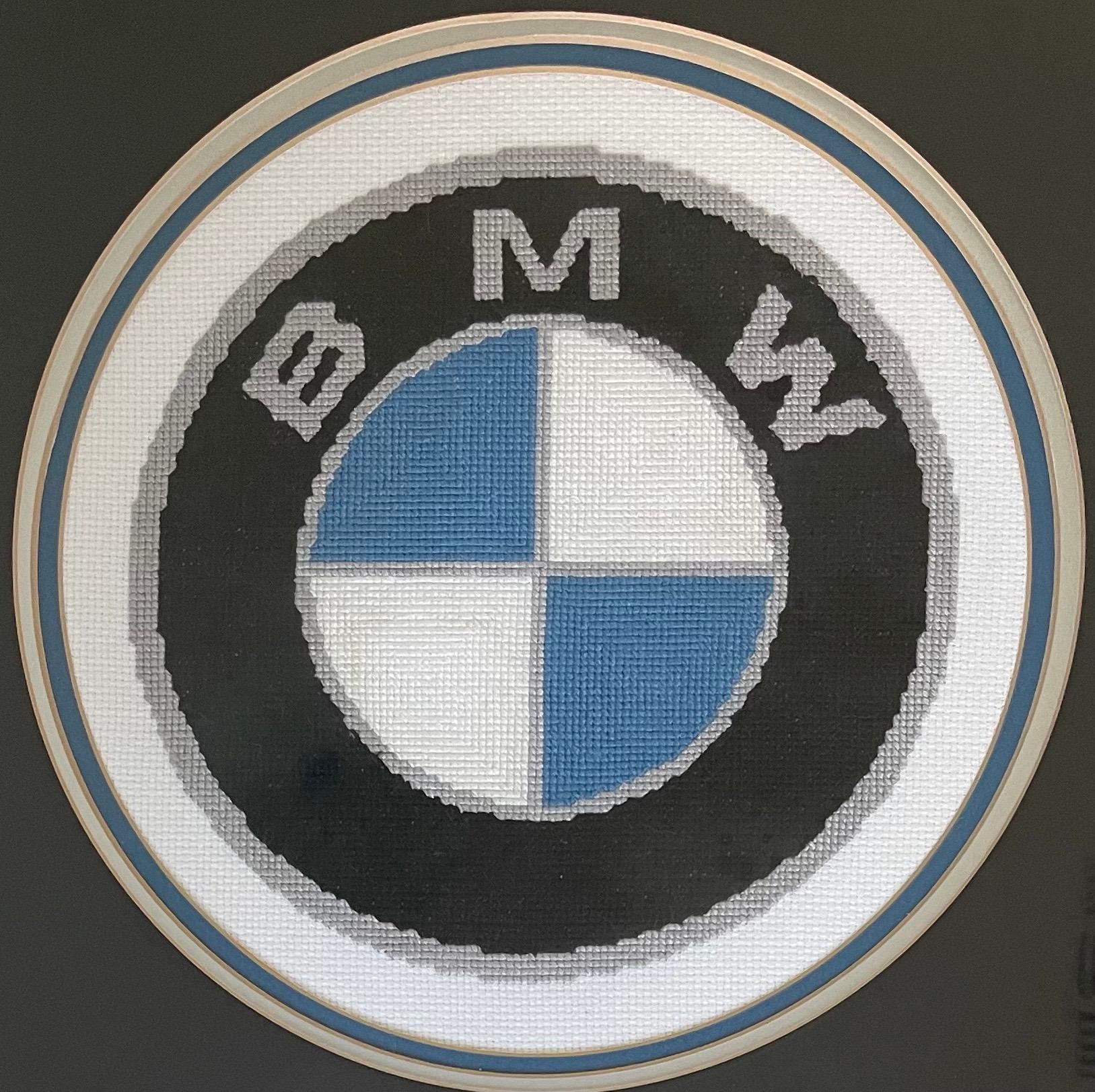 bmw logo pixel art