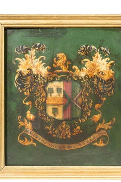 Escudo británico enmarcado