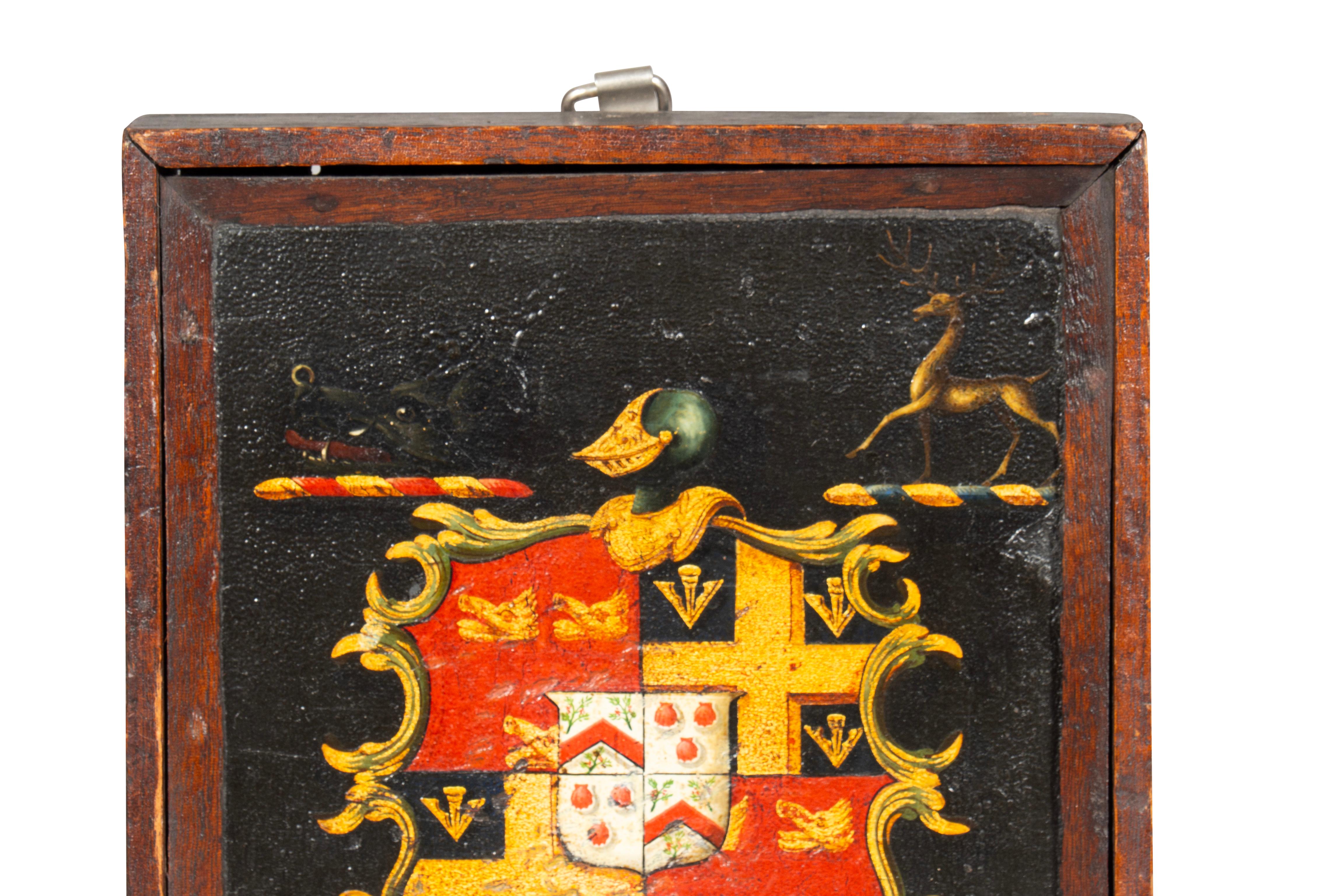 framed coat of arms