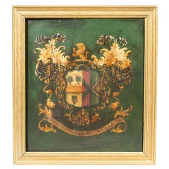 Escudo británico enmarcado