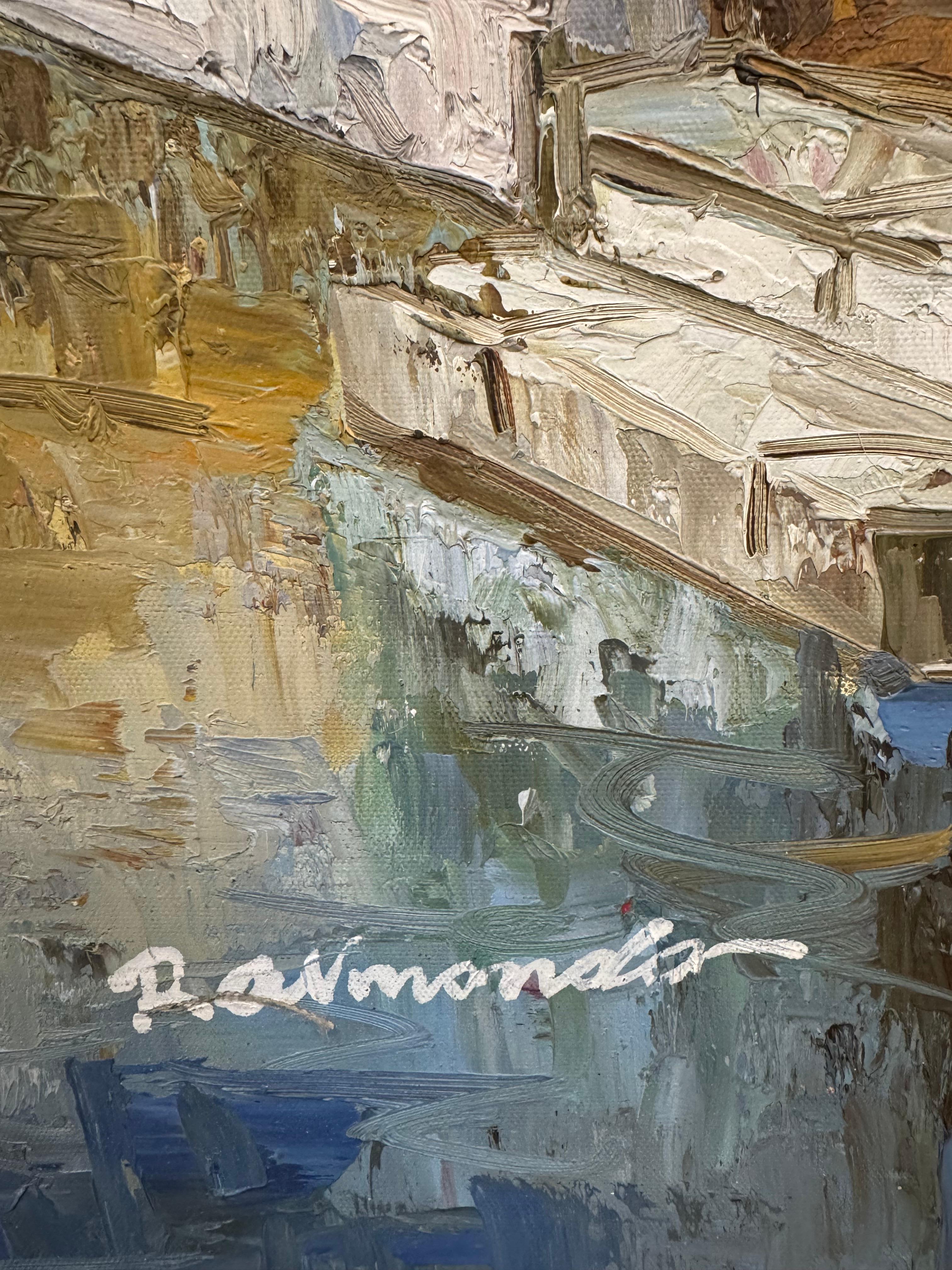 Quadro originale incorniciato di Canale di Venezia di Ranmondo In condizioni buone in vendita a Birmingham, AL