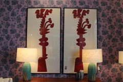 Framed Canvas Print by Howard Smith, USA, 1970s, Pair Available