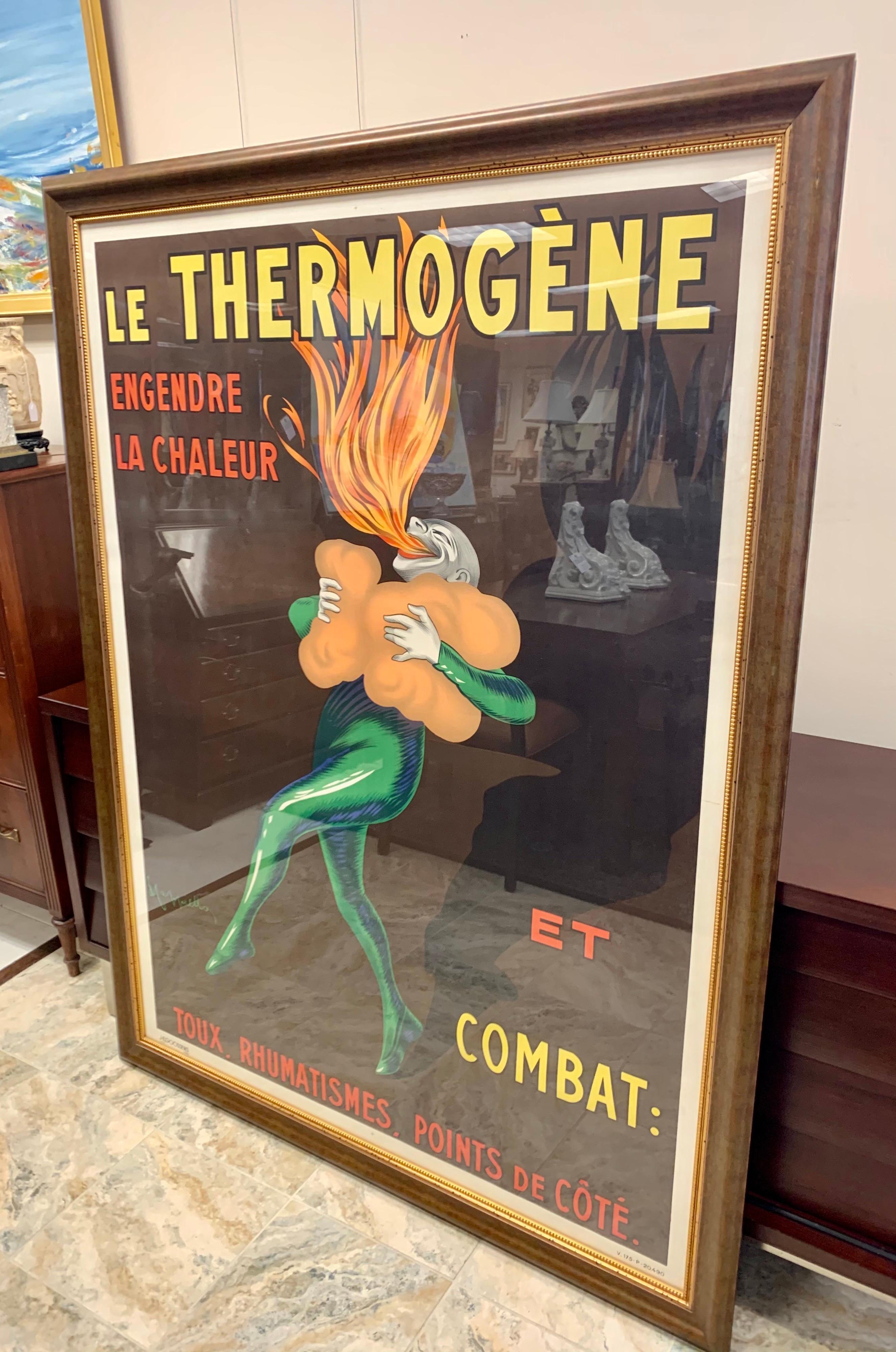 Rare, vintage Le Thermogene framed poster. Very large and in excellent condition framed and under plexi.
Now, more than ever, home is where the heart is.