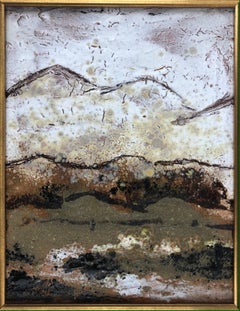 Framed Ceramic Tile Scenic Landscape Art