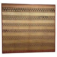 Framed Ceremonial Tapis Textile from Lampung