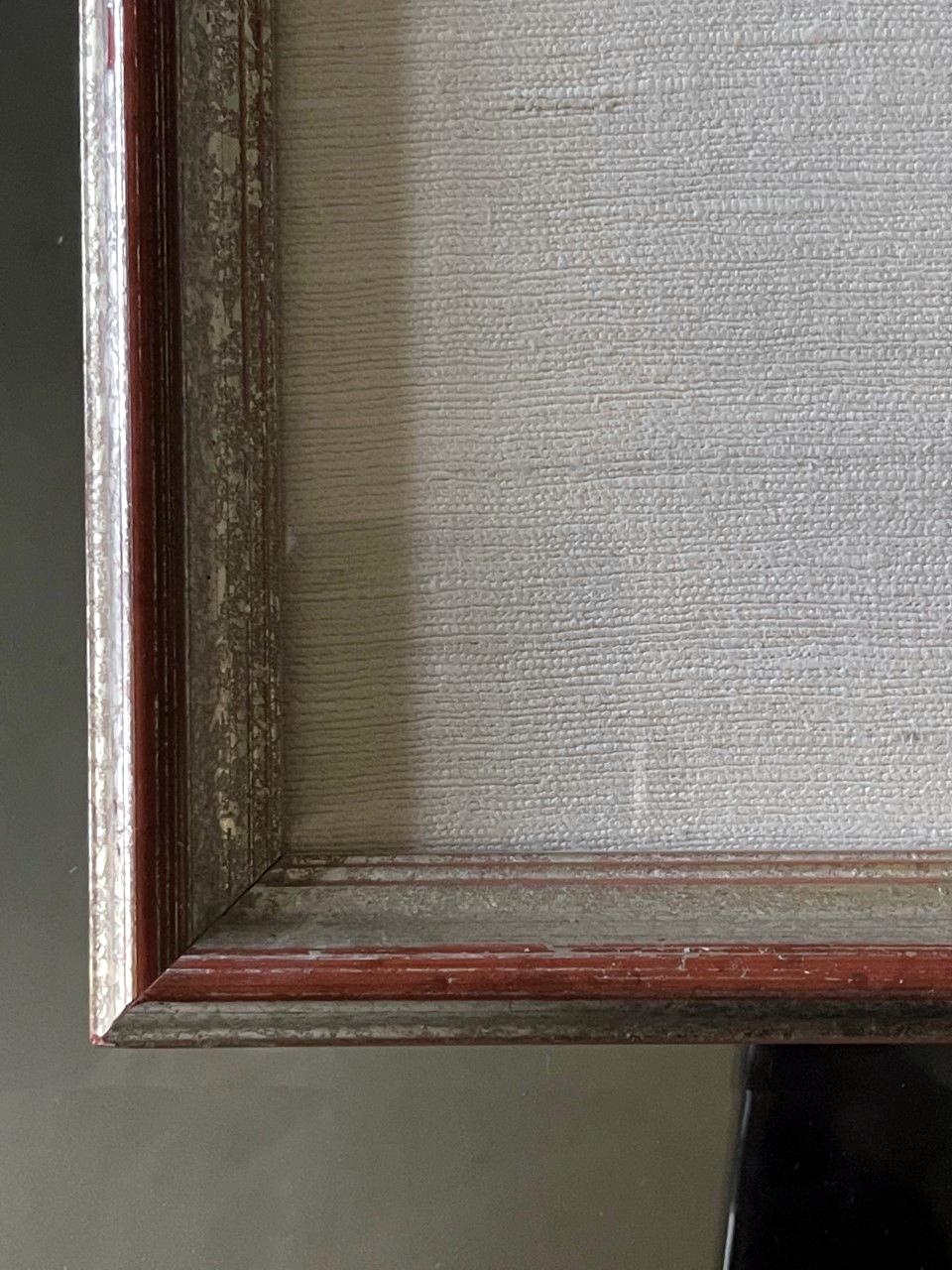Framed Chinese Antique Brocade Dragon Panel For Sale 1