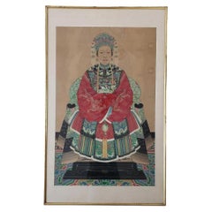 Framed Chinese Regal Portrait of a Woman