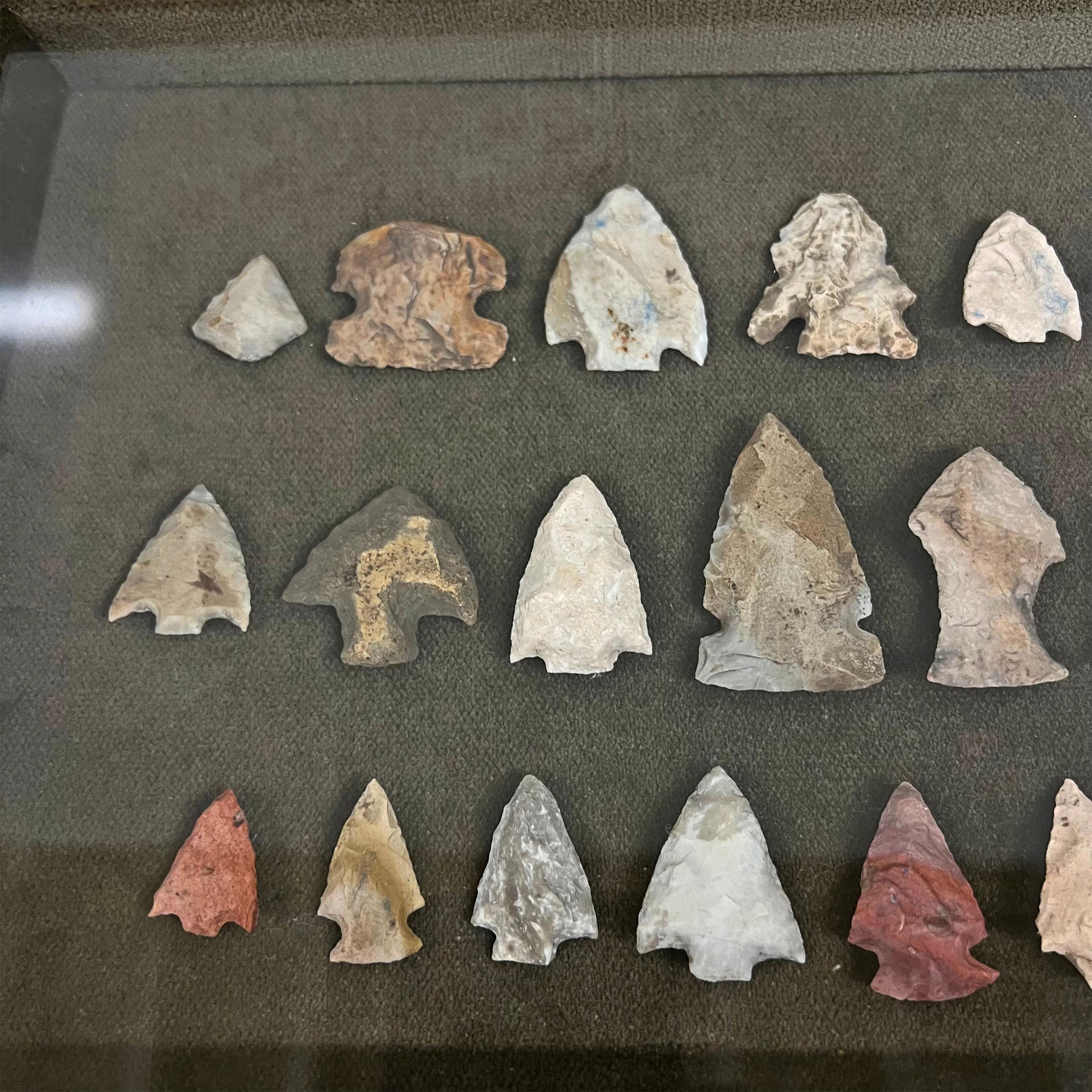 framed arrowheads