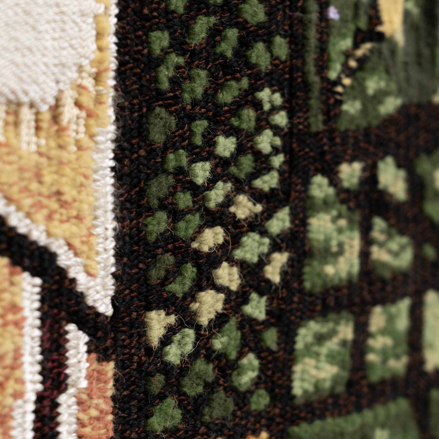 Framed Color Textile Wall Tapestry After Pablo Picasso - 