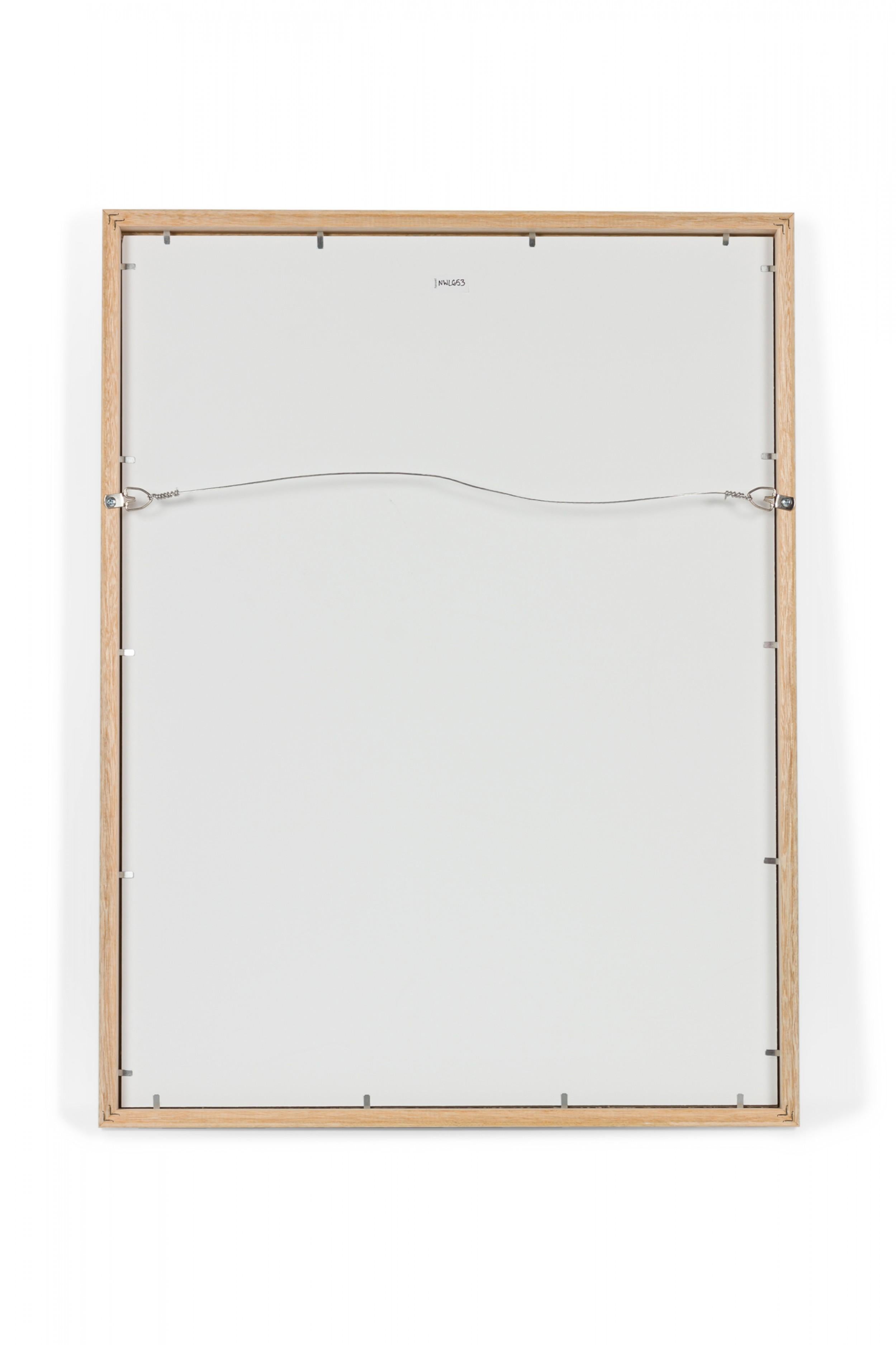 Framed Contemporary Mixed Media Print of Colorful Shapes on a Beige Background im Zustand „Gut“ im Angebot in Queens, NY