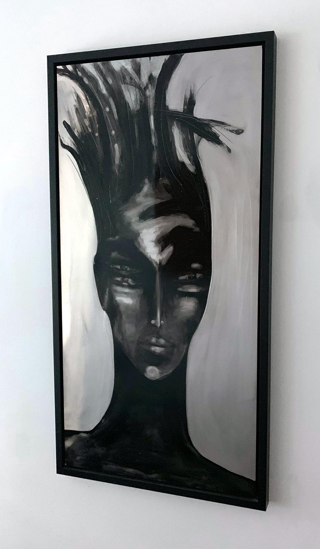 Tableau contemporain encadré de Marie-Josée Roy en vente 4