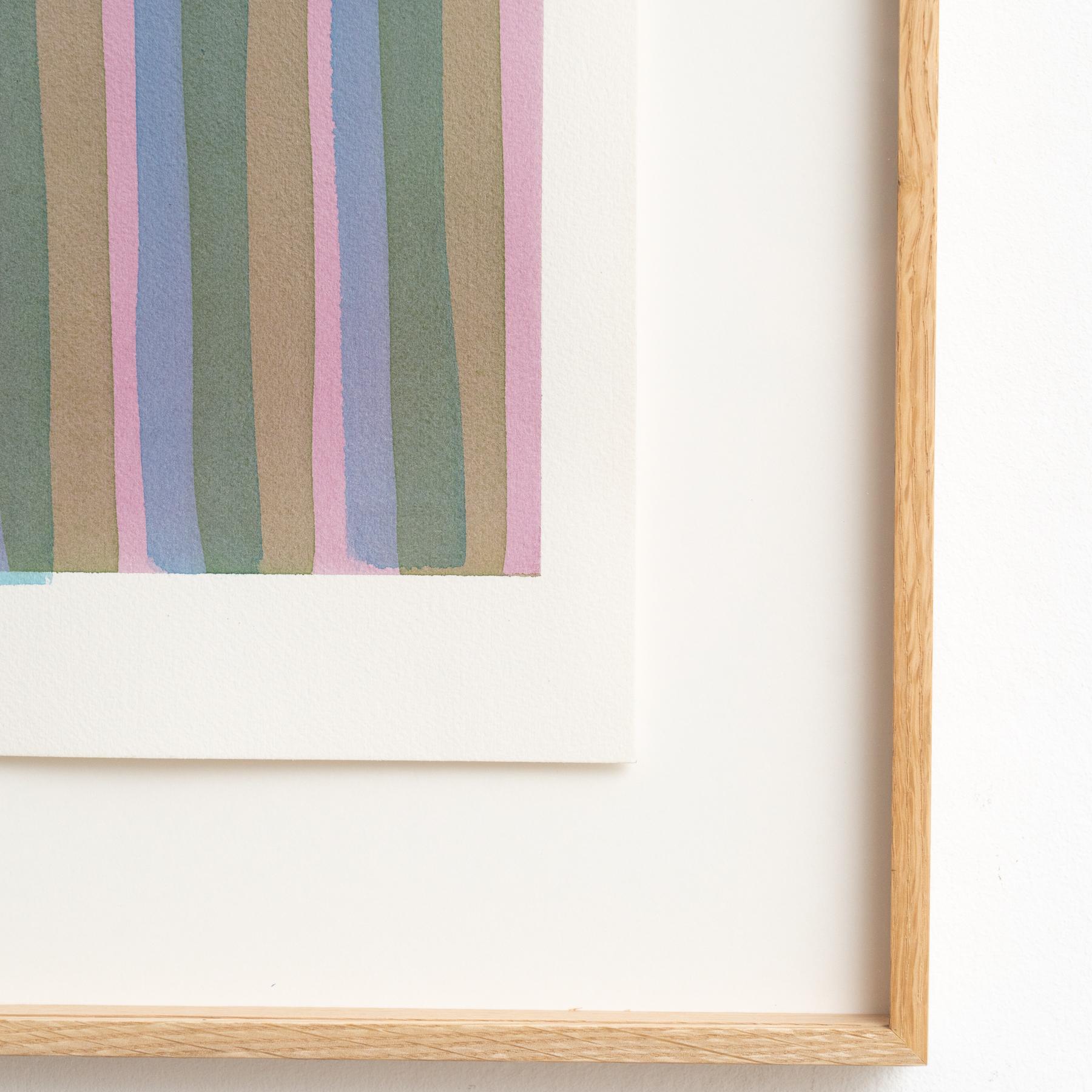 Gerahmtes Contemporary Aquarell von Enrico Della Torre - Minimalistische Kunst, 2015 im Zustand „Gut“ im Angebot in Barcelona, Barcelona