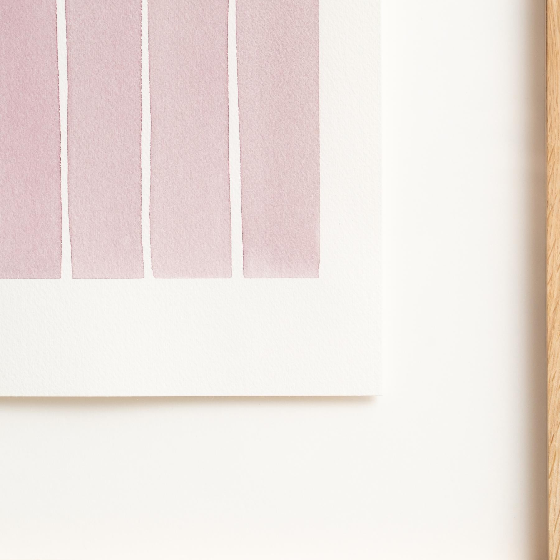 Gerahmtes Contemporary Aquarell von Enrico Della Torre - Minimalistische Kunst, 2015 im Zustand „Gut“ im Angebot in Barcelona, Barcelona