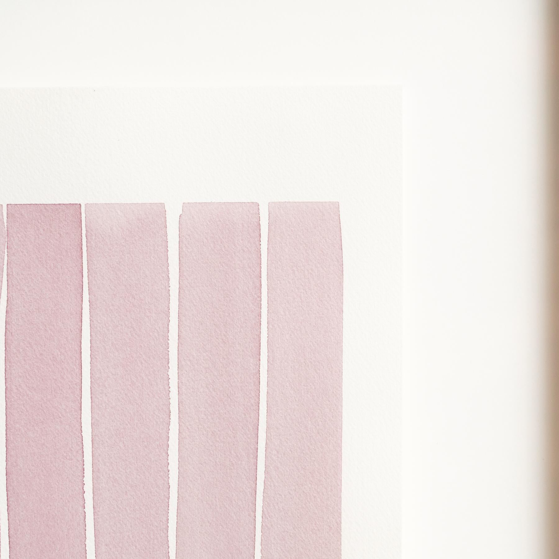 Gerahmtes Contemporary Aquarell von Enrico Della Torre - Minimalistische Kunst, 2015 (21. Jahrhundert und zeitgenössisch) im Angebot