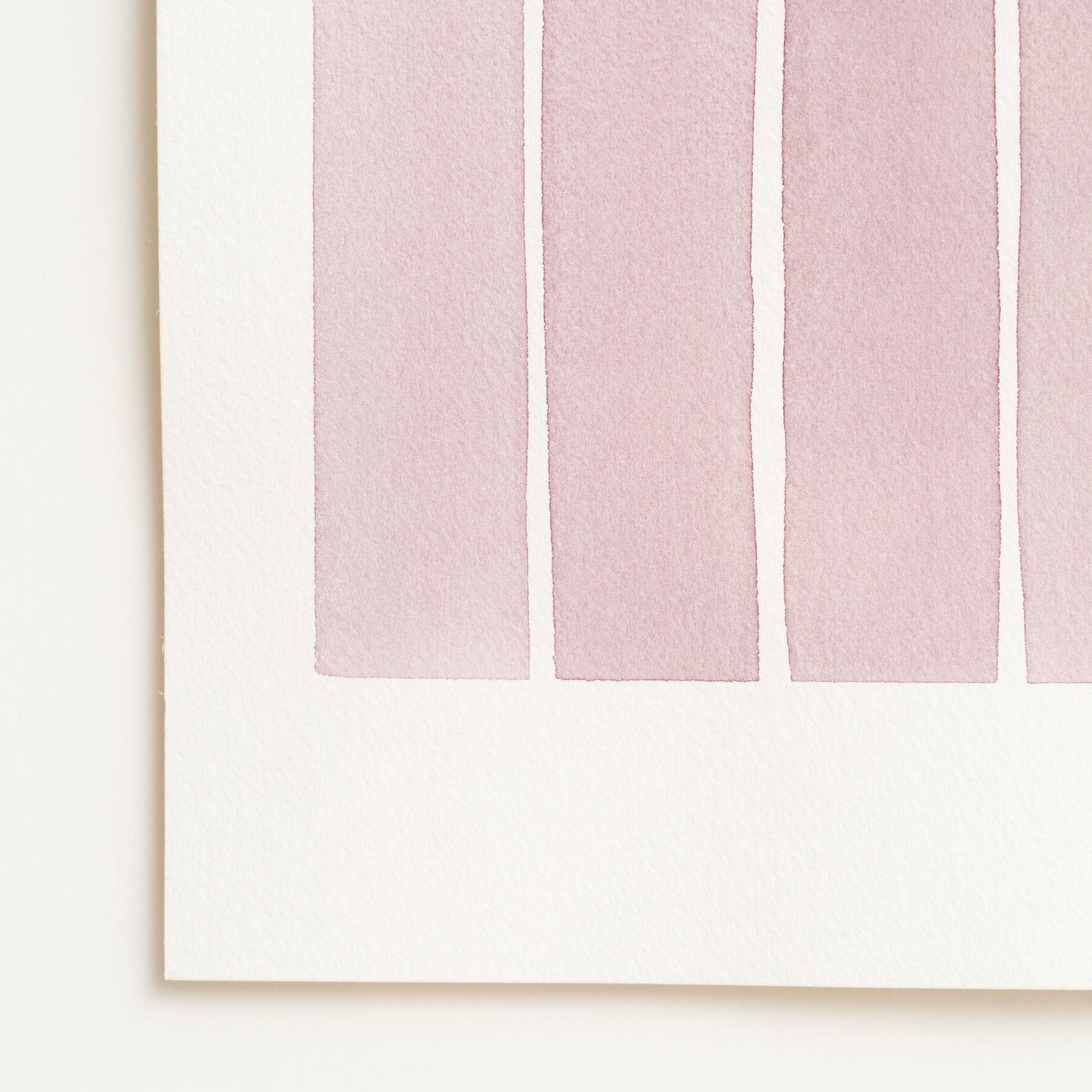 Gerahmtes Contemporary Aquarell von Enrico Della Torre - Minimalistische Kunst, 2015 im Angebot 2