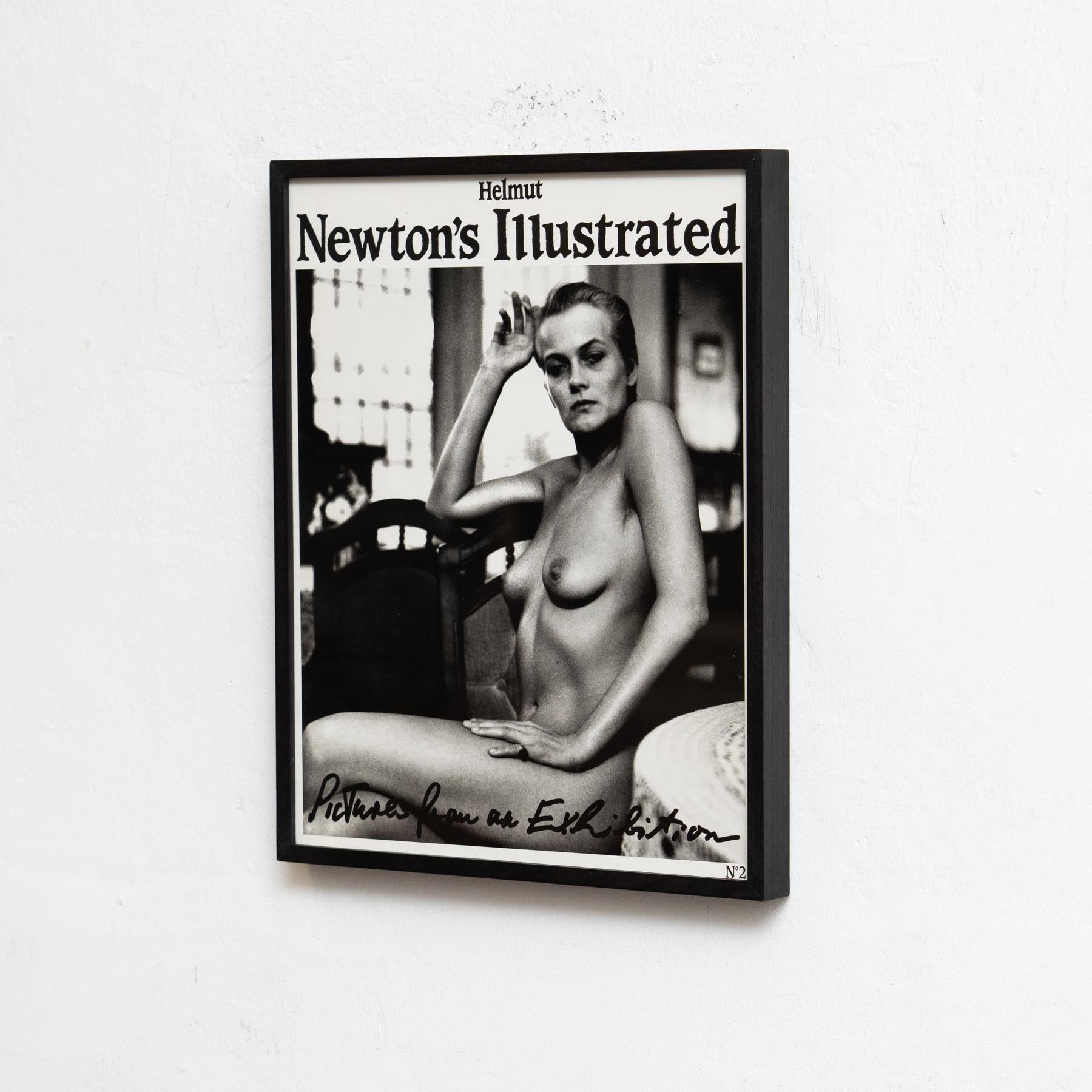 Mid-Century moderno Copertina incorniciata di Helmut Newton Illustrated Number 2 (1987) in vendita