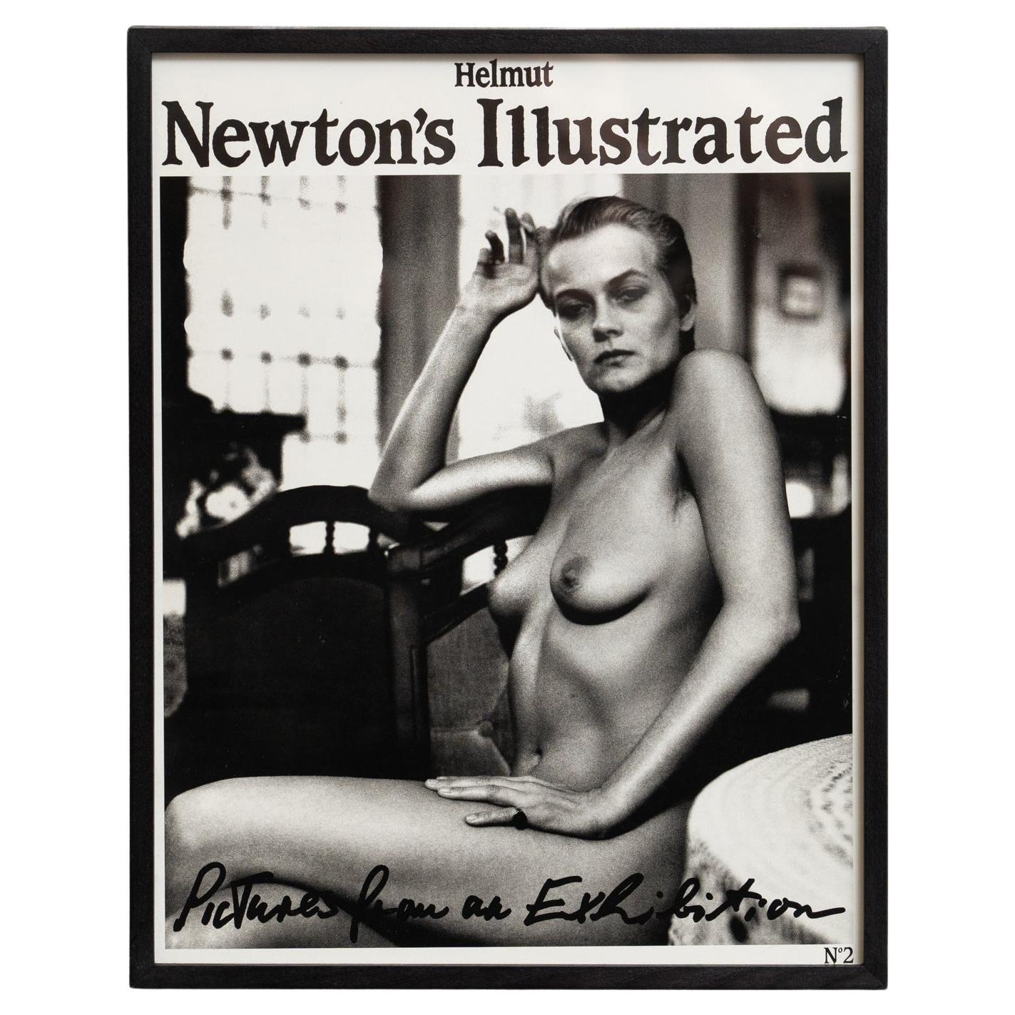 Framed Cover of Helmut Newton's Illustrated Number 2 (1987)