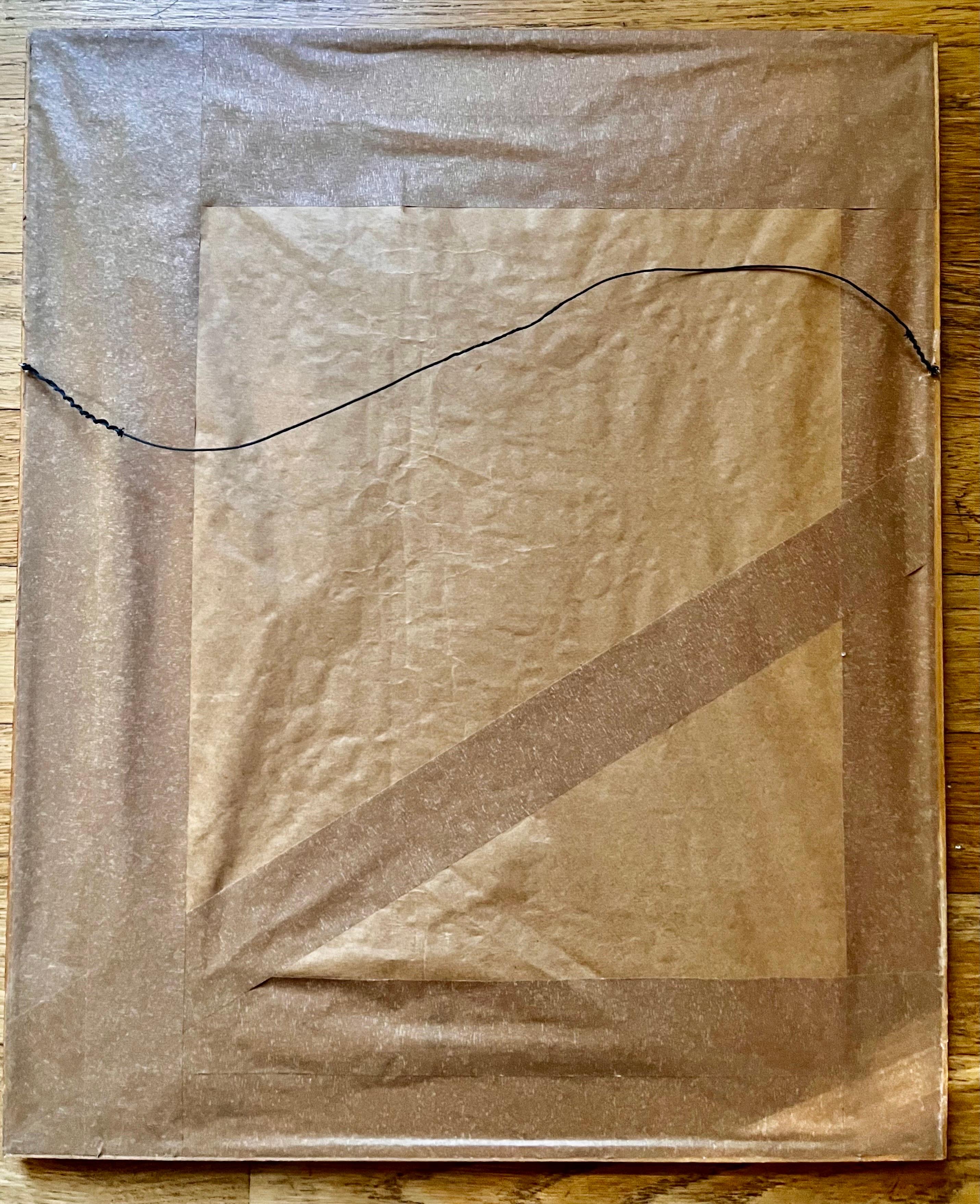 Gerahmte Crewel-Stickerei 