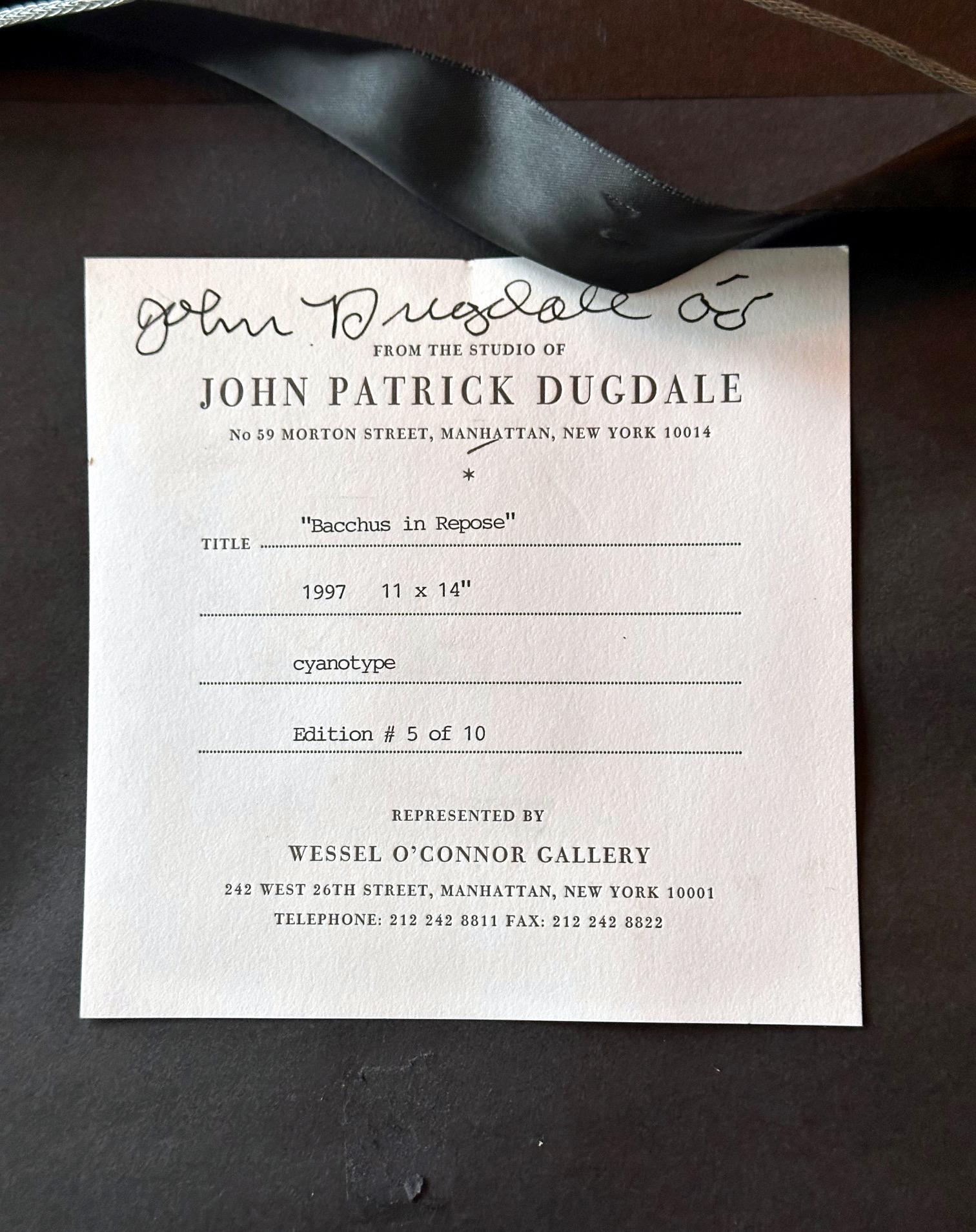 Gerahmte Cyanotyp-Fotografie von John Patrick Dugdale im Angebot 3